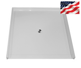 50 x 50 Roll-in Shower Base | VA Approved | Made in USA