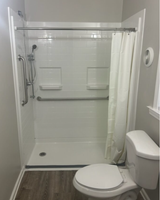 Weighted Shower Curtain | Barrier Free Shower | Vinyl