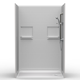 Roll In Shower Stall | 54 x 36 | Multi-Piece | Subway Tile