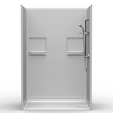 Roll In Shower Stall | 54 x 36 | Multi-Piece | Subway Tile