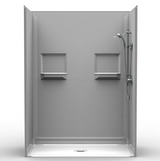 Roll In Shower | 60 x 36 | Multi-Piece | Subway Tile Pattern