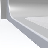 Roll In Shower | 38 x 38 | Multi-Piece | Smooth Finish