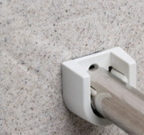 Straight Shower Curtain Rod Kit | 35.5" - 72.5"