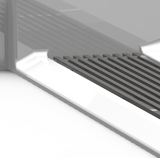 ADA Shower | 40 x 38 | Trench Drain | Multi-Piece | Subway-Tile