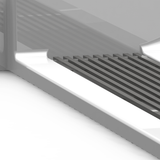 ADA Shower Stall | 63 x 37 | Front Trench Drain | Smooth Wall