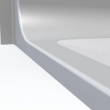 ADA Shower Pan | 64 x 42 | Code Compliant | Wing Wall