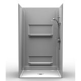 48 x 36 Curbless Shower | Four-Piece | Subway Tile Pattern