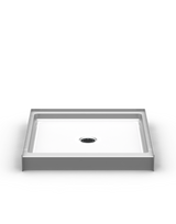 Curbed Shower Base | 36 x 36 | Center Drain | 4" Curb