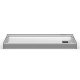 Curbed Shower Pan | 60 x 32 | Right Square Drain