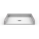 Curbless Shower Pan | 38 x 38 | Center Drain | Barrier Free Curbless Shower Pan | 38 x 38 | Center Drain | Barrier Free