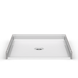 Curbless Shower Pan | 48 x 48 | Center Drain | Barrier Free
