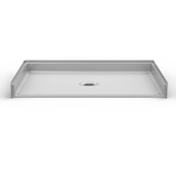 60 x 29 barrier-free shower pan with low-threshold roll-in entrance for accessible bathrooms