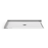 Double Entry Shower Pan | 60 x 36 | Barrier Free | Center Drain | Left Wall Double Entry Shower Pan | 60 x 36 | Barrier Free | Center Drain | Left Wall