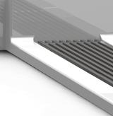Best Bath 45 x 50 curbless shower pan with front linear trench drain and low-profile entry