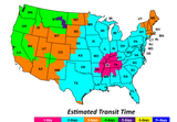 EZ Able Brand Shipping Map