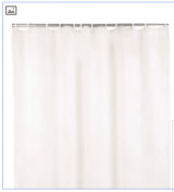 Weighted Shower Curtain | Fabric | Barrier Free Showers