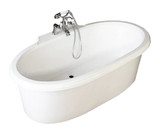 Freestanding Bathtub | 65 x 34 | Center Drain | AcrylX™ Finish Freestanding Bathtub | 65 x 34 | Center Drain | AcrylX™ Finish