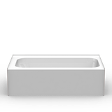 60 x 32 ADA compliant garden bathtub with one-piece AFR above-floor rough design