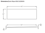 80 x 48 Curbless Shower Sloping Kit | QuickDrain Linear Drain