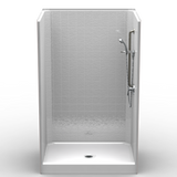 Stand Up Shower | 50 x 38 | Single-Piece | 4" Tile Pattern Stand Up Shower | 50 x 38 | Single-Piece | 4" Tile Pattern