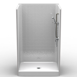 Stand Up Shower | 50 x 38 | Single-Piece | 4" Tile Pattern