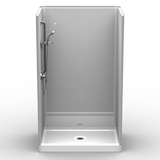 Curbed Shower Stall | 48 x 32 | Multi-Piece | Subway Tile