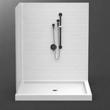 60x36 corner shower right wall - multipiece