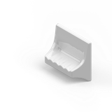 BestBath wall mounted shower soap dish in color matched fiberglass finish