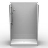 Curbed Shower Stall | AFR | 54 x 30 | Multi-Piece | Subway Tile Curbed Shower Stall | AFR | 54 x 30 | Multi-Piece | Subway Tile