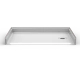 54 x 36 barrier-free shower base with right drain and slip-resistant shower floor