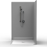 Corner Shower Stall | 48 x 48 | Multi-Piece | Barrier Free