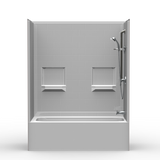 Bathtub Shower Combo | 60 x 30 | 4-Piece | Subway Tile