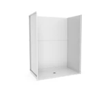 60 x 36 Shower Stall is a curbless shower with Center Drain