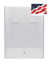 60 x 36 Shower Stall is a curbless shower with Center Drain