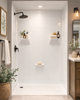 60x36 walk-in curbless shower