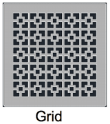 Level Entry Shower Waterproofing System Strainer Pattern Grid