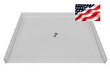 48 x 36 Shower Pan | US Made | Roll-in Shower Access