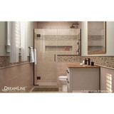 DreamLine Unidoor-X | 71 to 71-1/2 Hinged Shower Door | Oil Rubbed Bronze