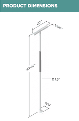 SUPERPOLE | Floor to Ceiling Safety Grab Rail