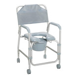 Roll In Shower Commode Chair | Aluminum & Affordable