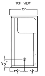 60 X 32 Shower | Built-in Seat | Tub to Shower