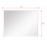 48 LED Mirror | Touch Sensor | Rectangle