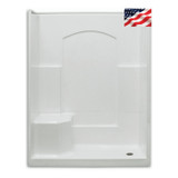 Walk In Shower with Seat | 60 x 32 Multi-Piece