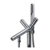 72-in x 36-in x 20-in Freestanding Tub and Faucet Kit, White TRS_SSH7236-T4230