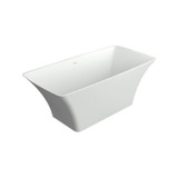 Stand-alone bathtub from the Pure Series, with a sleek design and semi-gloss finish, dimensions 60 x 32 x 19 inches