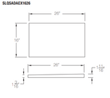 QuickDrain ADA Quick Slope Extension Panel | 16 x 26