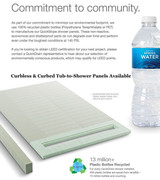 Proline Drain Pan Sloping Kit | Curbed Tiled Shower