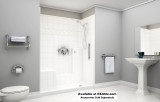 36 X 48 Shower Stall + Built-in Left Seat | 1-Piece 