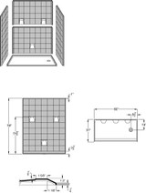 60 X 30 Shower | Tub Conversion Shower | Multi-piece