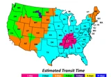 EZ Able Brand Shipping Map